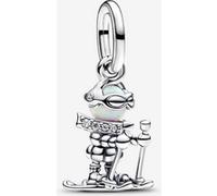 PANDORA Moments 793514C01 Breloque en argent sterling avec zircone Compatible avec les bracelets Moments et ME, Weiß, Argent sterling, Zircone cubique