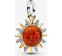 Pandora Charm Pendant Soleil et Tourbillons Bimatière one size