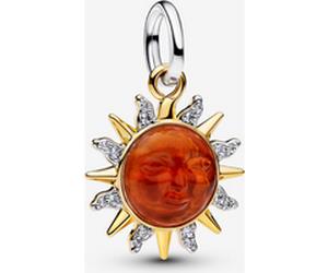 Pandora Charm Pendant Soleil et Tourbillons Bimatière one size