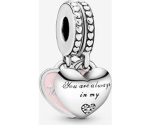 Pandora Charm pendentif avec cœurs mère et fille one size