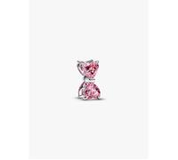 Pandora Charm pendentif Rose en verre de Murano blanc mat Argent 925 - 794253C01