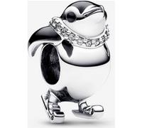 Charm Pingouin à Skis - Pandora Moments Noir