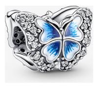 Pandora Charm Scintillant Papillon Bleu