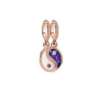 Pandora - Charme à Pendentif Yin & Yang Scintillant Divisible - Femme - Accessoires - Beige - Taille: ONE Size