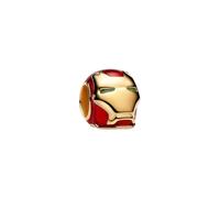 Pandora Charm Marvel Iron Man Casque – Alliage plaqué or 14 carats – Compatible Moments 764213C01