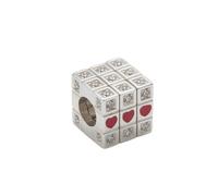 Pandora - Charme Cube d'Amour - Femme - Accessoires - Gris - Taille: ONE Size