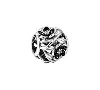Pandora - Charme Fleurs ajourées - Femme - Accessoires - Gris - Taille: ONE Size
