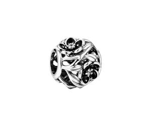 Pandora - Charme Fleurs ajourées - Femme - Accessoires - Gris - Taille: ONE Size