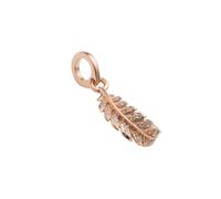 Pandora - Charme pendant plume incurvée flottante - Femme - Accessoires - Rose - Taille: ONE Size