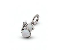 Pandora - Charme pendent flocon de neige opalescent - Femme - Accessoires - Gris - Taille: ONE Size