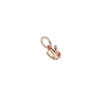 Pandora - Charme Pendentif Alphabet Script W - Femme - Accessoires - Rose - Taille: ONE Size