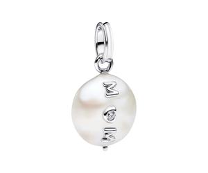 Pandora - Charme Pendentif Perle de Culture Baroque d'Eau Douce Traitée Maman - Femme - Accessoires - Blanc - Taille: ONE Size