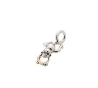 Pandora - Charme Pendentif Singe Mobile Bicolore - Femme - Accessoires - Blanc - Taille: ONE Size