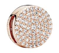 Pandora - Charme Rond Pavé - Femme - Accessoires - Rose - Taille: ONE Size