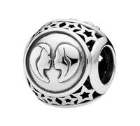 Pandora - Charme Signe Astrologique Gémeaux - Femme - Accessoires - Gris - Taille: ONE Size