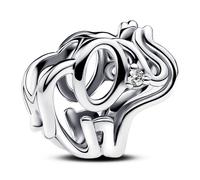 Pandora Charms Breloque éléphant en filigrane 793345C01