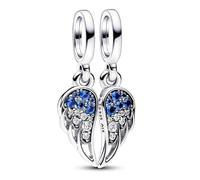 Pandora Charm Pendant Ailes d’Ange Séparables Scintillantes one size