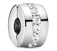 Pandora Charms Charm Clip Transparent Brillant Rangée 791972CZ