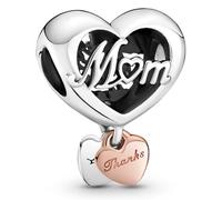 Pandora Charm 789372C00 coeur et merci maman