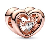 Pandora Charms Charm coeur radieux et gemme flottante 782493C01