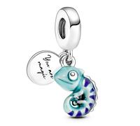 Charm Pendant Caméléon Changeant de Couleur