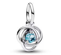 Pandora Charms Charm pendentif cercle d'éternité bleu aigue-marine 793125C03