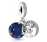 Pandora Charms Charm pendentif galaxie double arbre et lune 799645C01