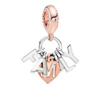 Charm Pandora 787785CZ femme argent et rose
