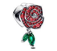 Pandora Charms Charme rose fleuri brillant 793201C02