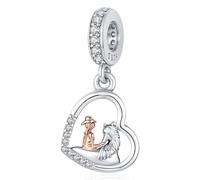Pandora Charms Cheval Argent 925 Pandora Cheval Fille Perle Breloque pour Bracelet Pendentif Cheval Bijoux Cadeaux pour Filles Damen