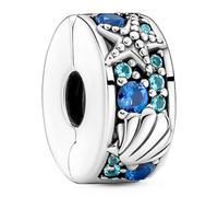 Pandora Charm Clip Étoile de Mer Tropicale & Coquillage one size