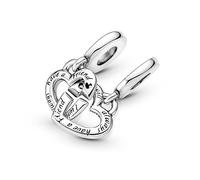 Pandora Charm Pendant Séparable Cœurs de Sœurs Entrelacés one size