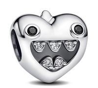 Pandora Charm Cœur Les Petits Monstres de Maman one size