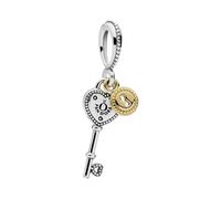 Pandora e mon cœur à breloque - Femme - Accessoires - Gris - Taille: ONE Size