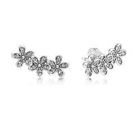 PANDORA Clou d'oreille fleurs en argent sterling 290744CZ