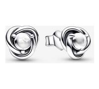 Pandora Clous d’Oreilles Cercle Éternité Anniversaire Avril Argent Massif one size