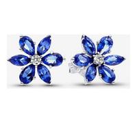 Pandora Clous d’Oreilles Herbier Bleu Scintillant Argent Massif one size