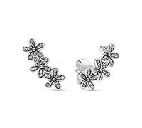 Pandora Clous d’oreilles Marguerite en argent avec zircones cubiques transparentes