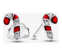 Pandora Clous d’Oreilles Sucre d’Orge Rouge Scintillant one size