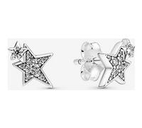 Pandora Clous d'Oreilles Étoiles Asymétriques Scintillants Argent Massif one size