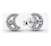 Pandora Clous d'Oreilles Lune Scintillants one size