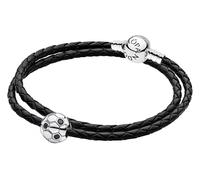 Pandora Coffret Cadeau Bijoux Bracelet Cuir avec Charm Football 31024