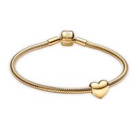 Pandora Coffret Cadeau Bijoux Femme Bracelet Be Love Cœur Doré 68578