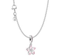 PANDORA Coffret cadeau collier et pendentif fleur de cerisier en argent pour femme, bijou élégant et idée cadeau raffinée, 68304