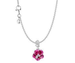 PANDORA Coffret cadeau collier femme argent fleur d'hibiscus, Lot 590412-45