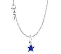 PANDORA Coffret cadeau collier femme argent mini étoile bleue 31029, Lot, 45 cm