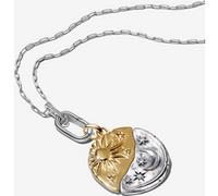 Pandora Coffret Cadeau Collier Médaillon XL Soleil et Lune one size