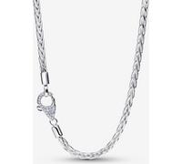 Pandora Collier à Charms Maille Queue de Renard Fermoir Pavé 45 cm