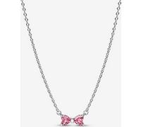 Pandora Collier à Pendentif Nœud Rose 45 cm