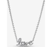 Pandora Collier Amour Manuscrit Étincelant 45 cm